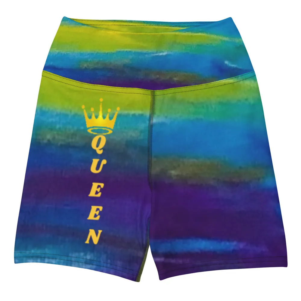Queen Art Yoga Shorts