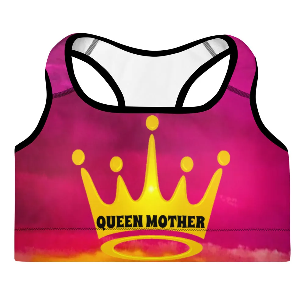 Queen Mother Burst of Pink Padded Sports Bra