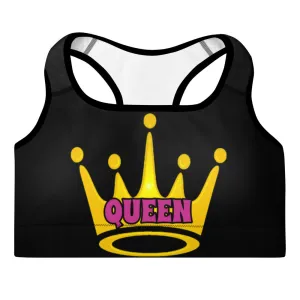 Queen Padded Sports Bra