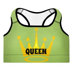 Queen Padded Sports Bra
