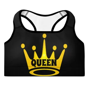 Queen Padded Sports Bra