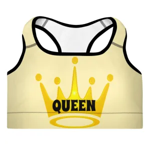 Queen Padded Sports Bra