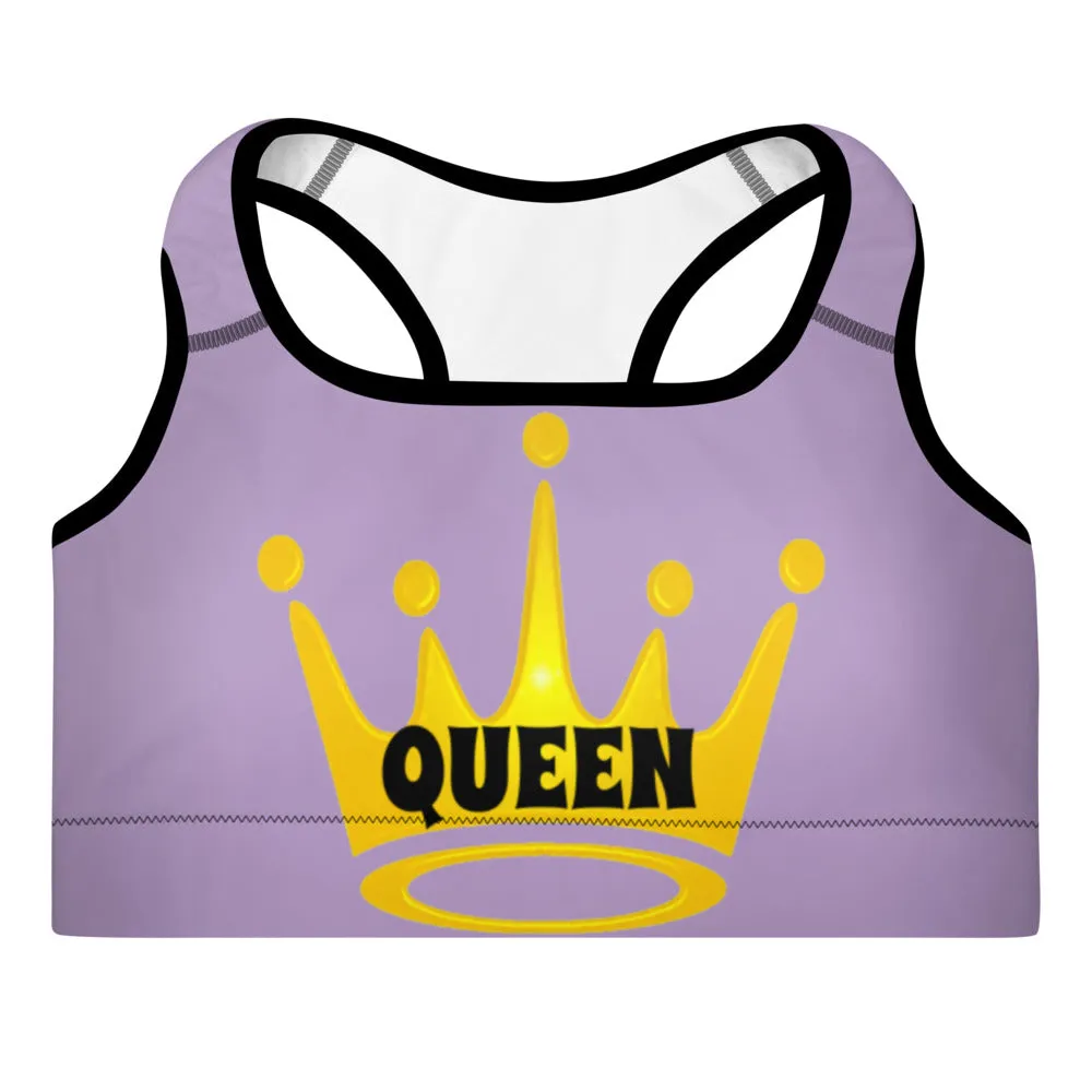 Queen Padded Sports Bra