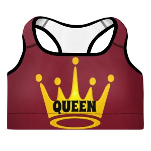 Queen Padded Sports Bra