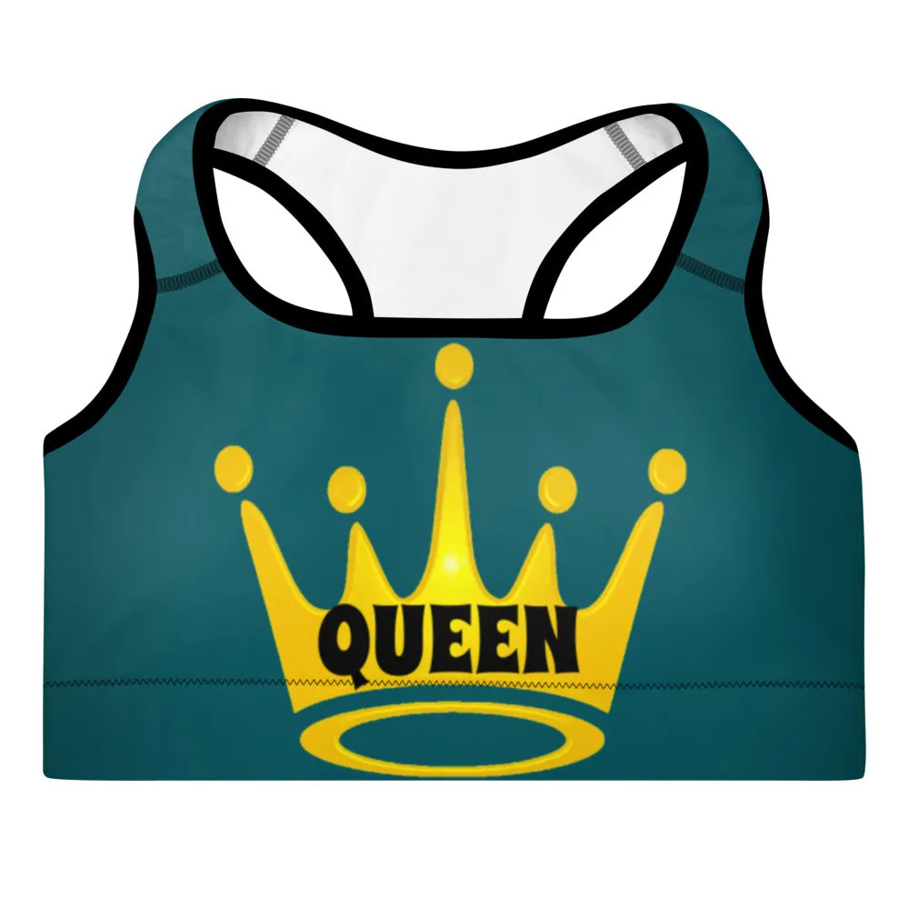 Queen Padded Sports Bra