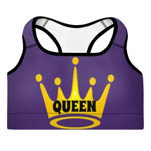 Queen Padded Sports Bra