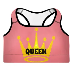 Queen Padded Sports Bra
