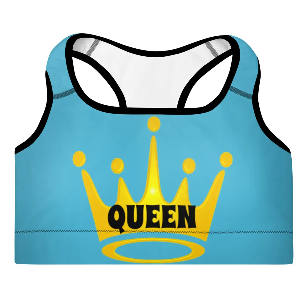 Queen Padded Sports Bra