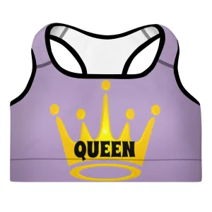 Queen Padded Sports Bra