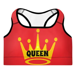 Queen Padded Sports Bra
