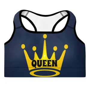 Queen Padded Sports Bra