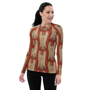 "Angel - Coral" Women's Rash Guard