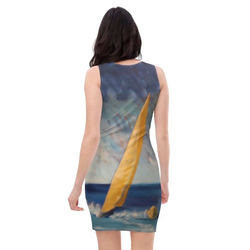 "Rounding the Mark" - Tank Sheath Dress