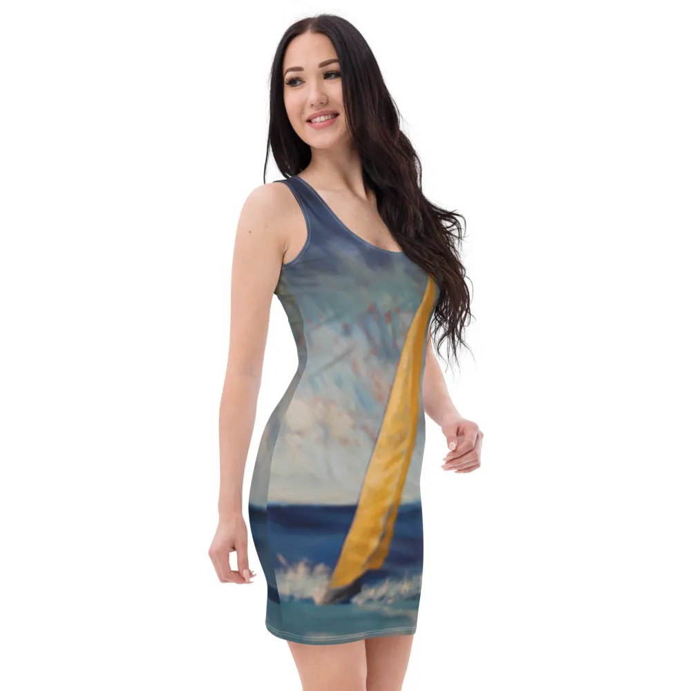 "Rounding the Mark" - Tank Sheath Dress