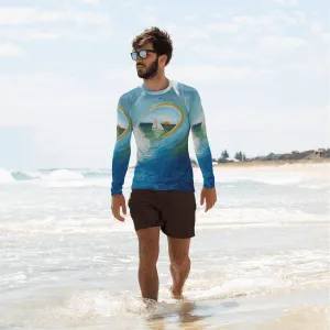"Sailing in the Eye" Men's Long Sleeve Rash Guard