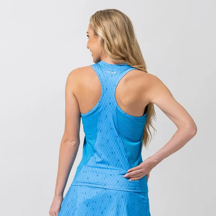 Racerback Tank Top with Mesh