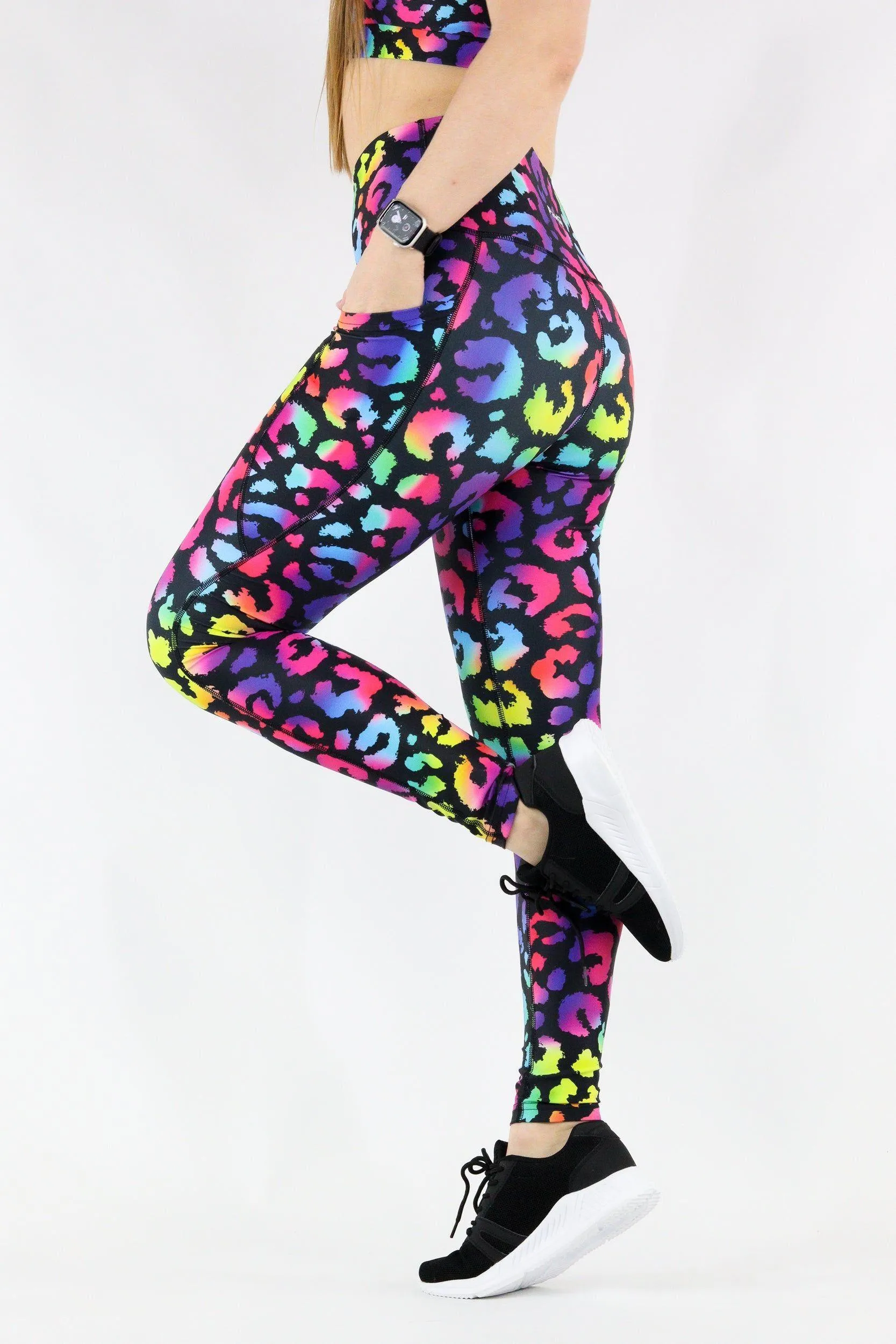 Radiant Leopard - Dynamic Active - Pocket Full Leggings - Discontinued