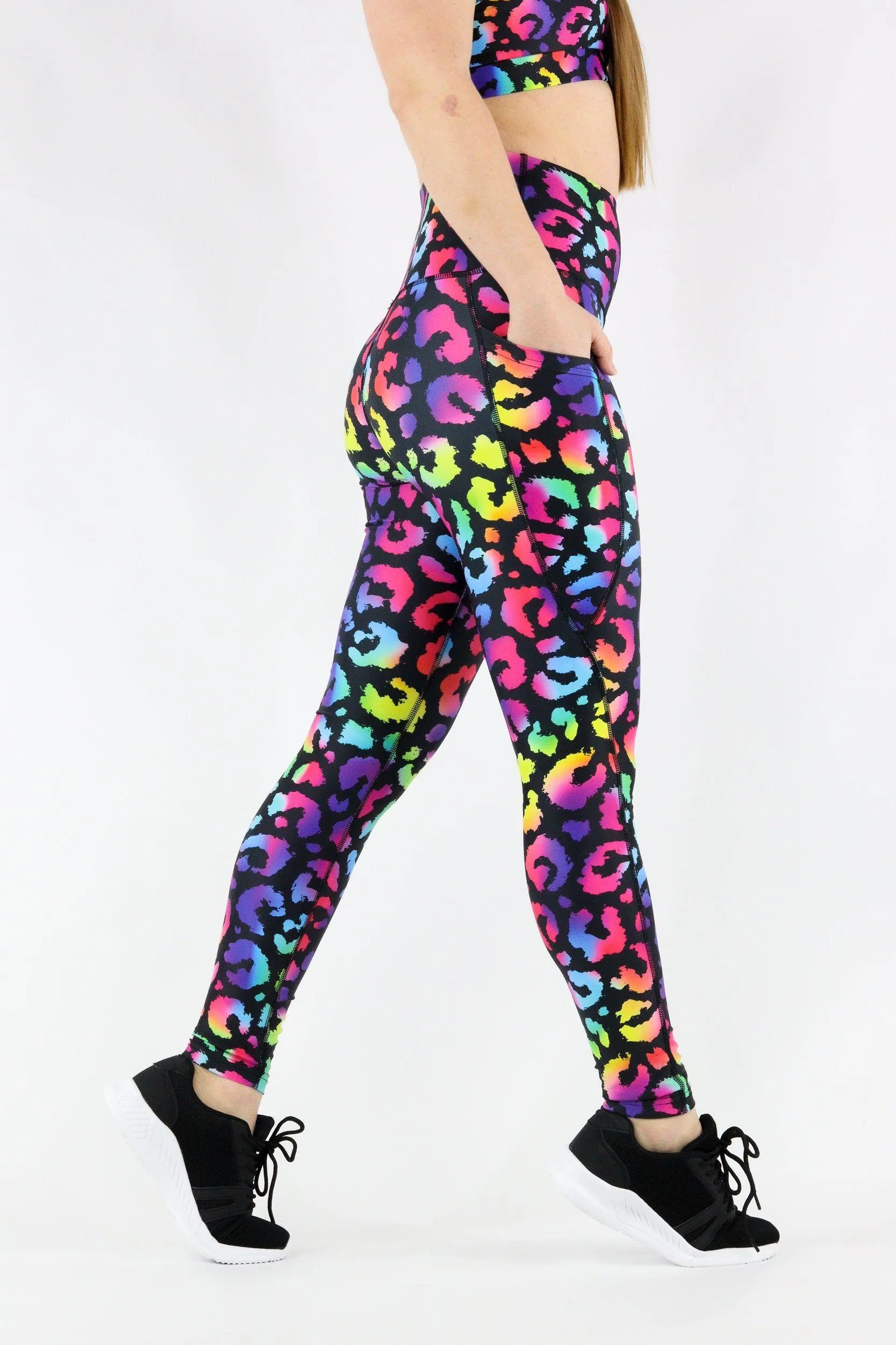 Radiant Leopard - Dynamic Active - Pocket Full Leggings - Discontinued