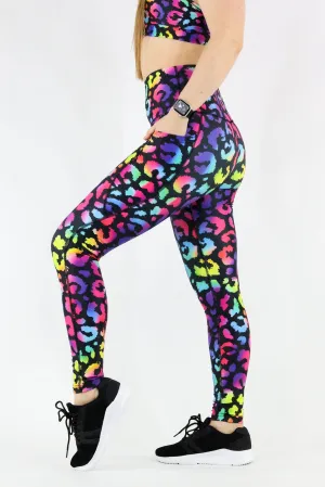 Radiant Leopard - Dynamic Active - Pocket Full Leggings - Discontinued
