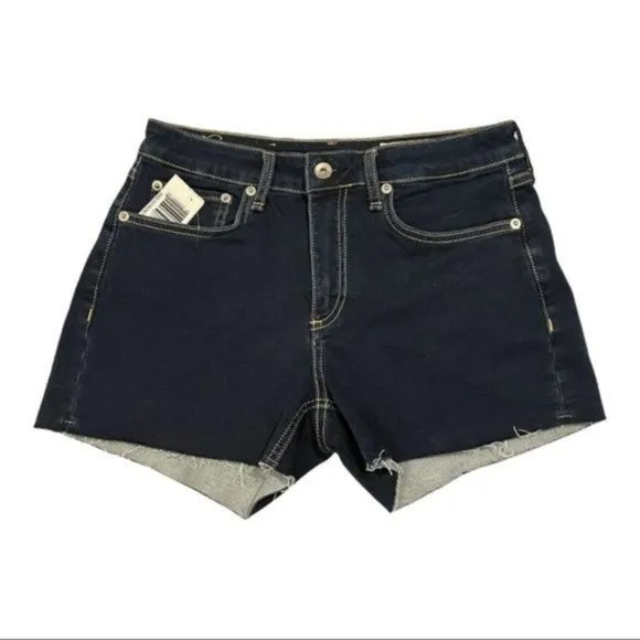 RAG &amp; BONE Dre Low Rise Shorts in Rinse Towel Denim - Size 25