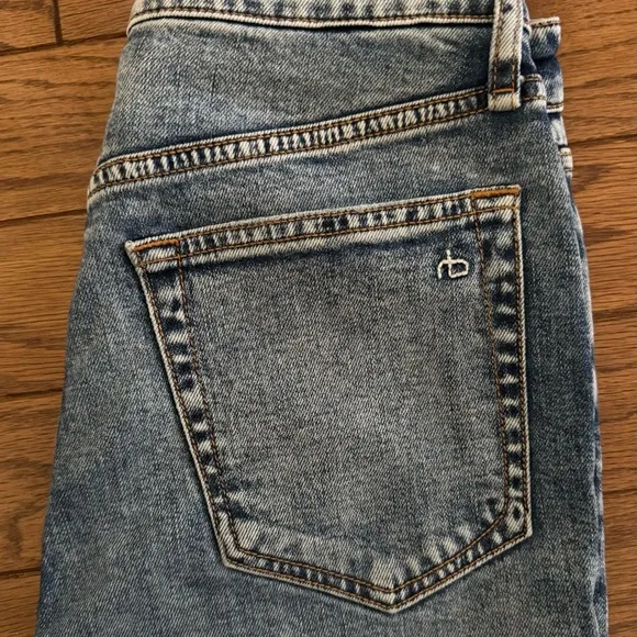Rag &amp; Bone Women's Size 26 Denim Blue High Rise Kick Flare Jeans