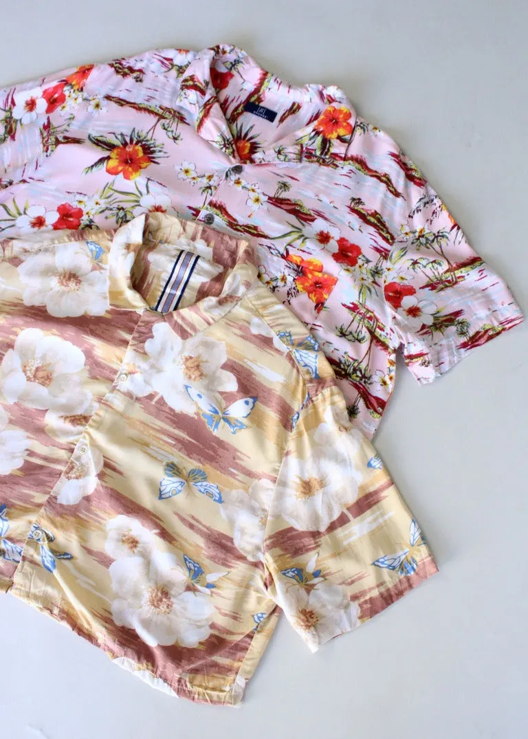 RCYCLD Crop Tropical Shirt