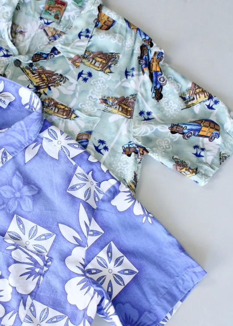 RCYCLD Crop Tropical Shirt