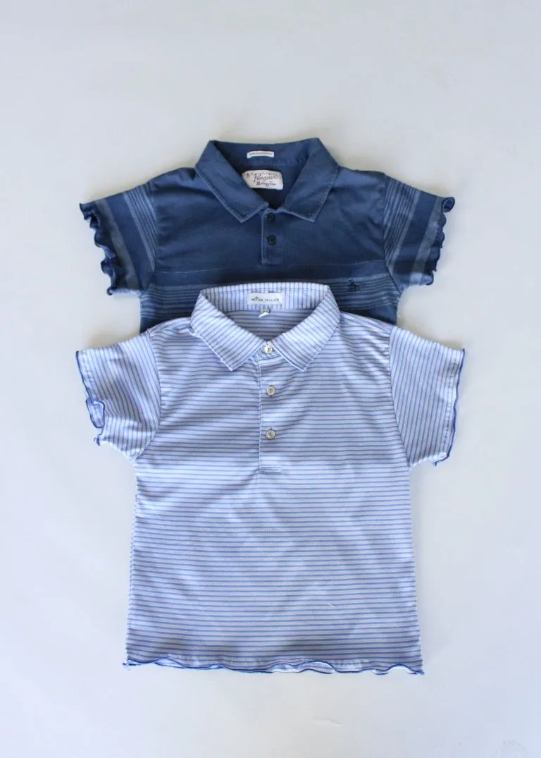 RCYCLD Lettuce Edge Polo Baby Tee