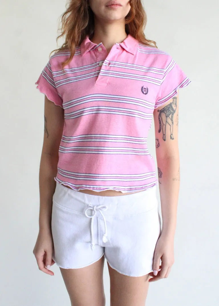 RCYCLD Lettuce Edge Polo Baby Tee