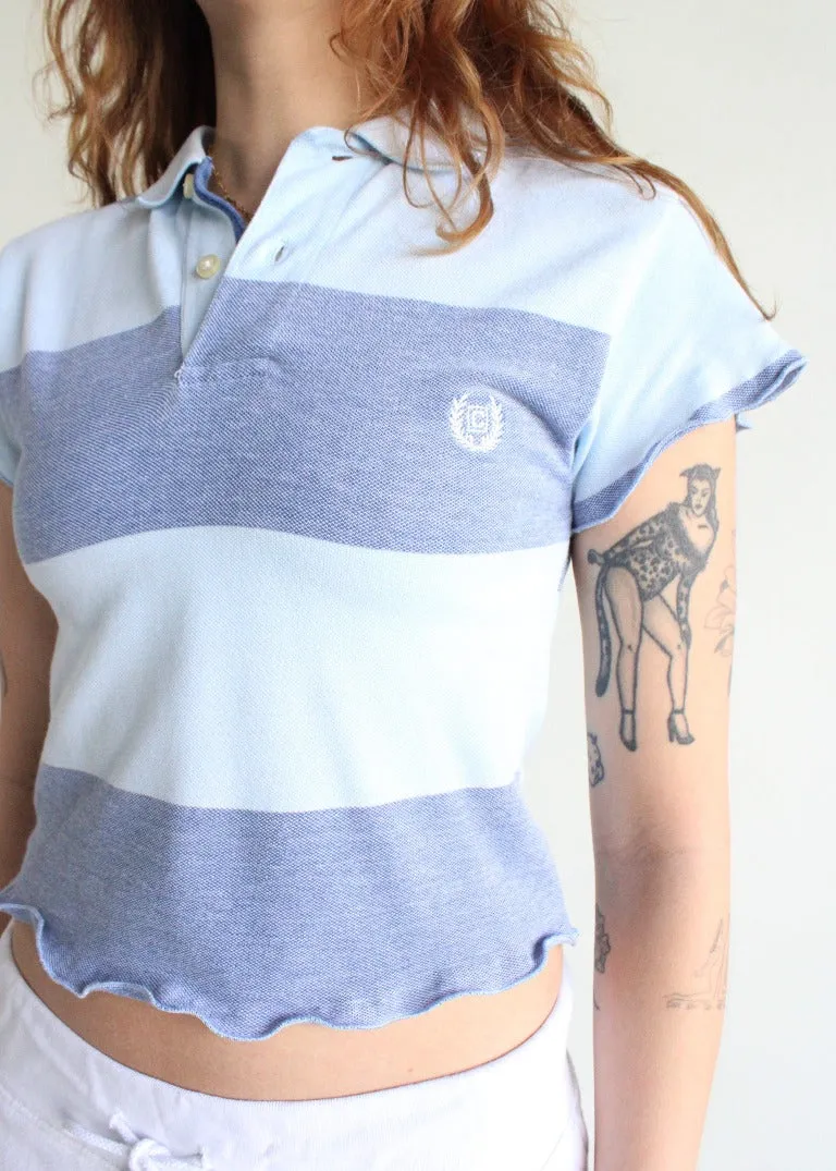 RCYCLD Lettuce Edge Polo Baby Tee