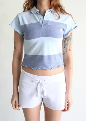 RCYCLD Lettuce Edge Polo Baby Tee