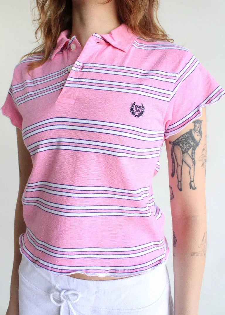 RCYCLD Lettuce Edge Polo Baby Tee