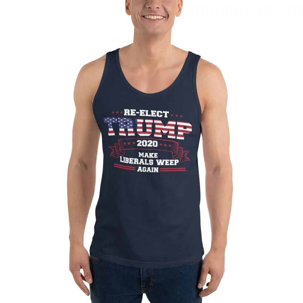 Re-Elect Trump Make Liberals Weep Again Unisex  Tank Top