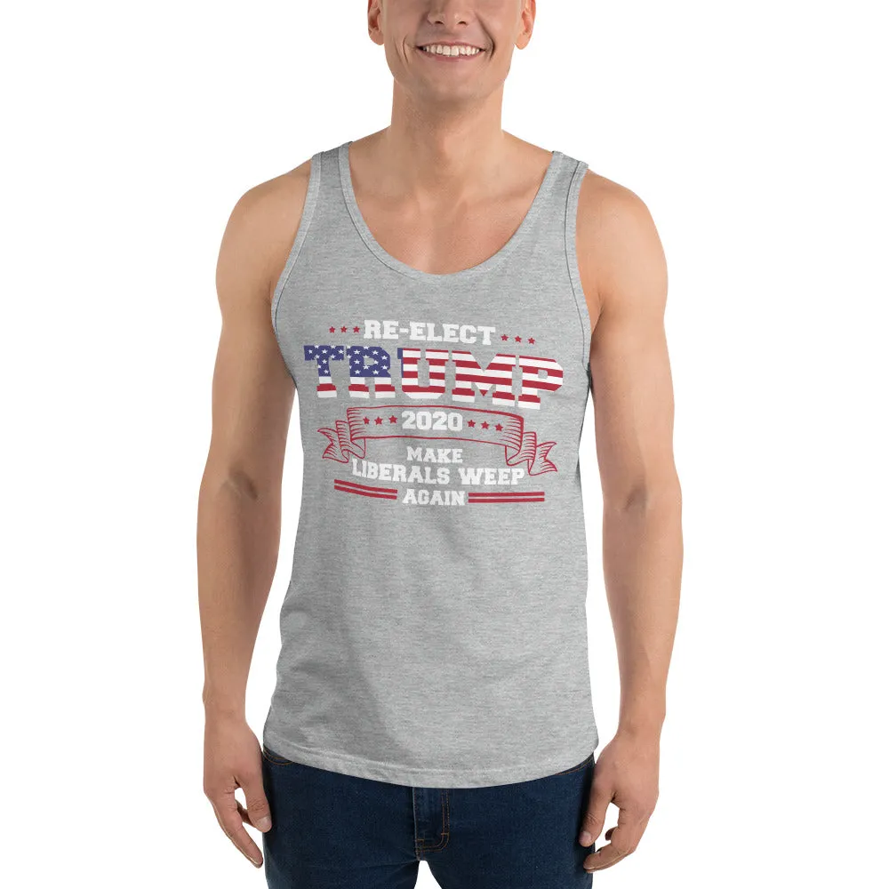 Re-Elect Trump Make Liberals Weep Again Unisex  Tank Top