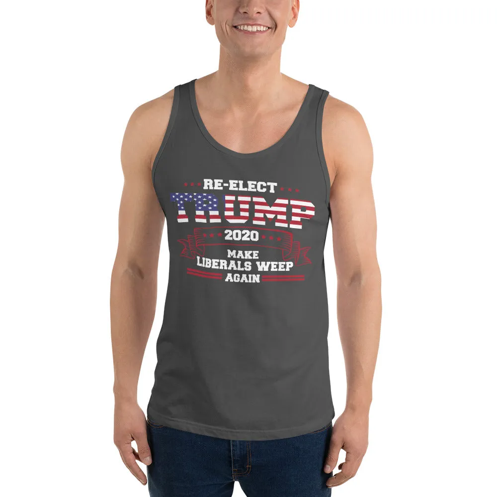 Re-Elect Trump Make Liberals Weep Again Unisex  Tank Top
