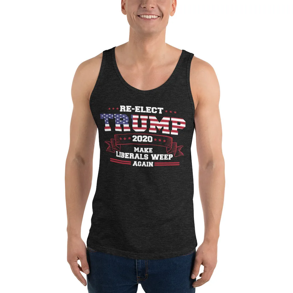 Re-Elect Trump Make Liberals Weep Again Unisex  Tank Top