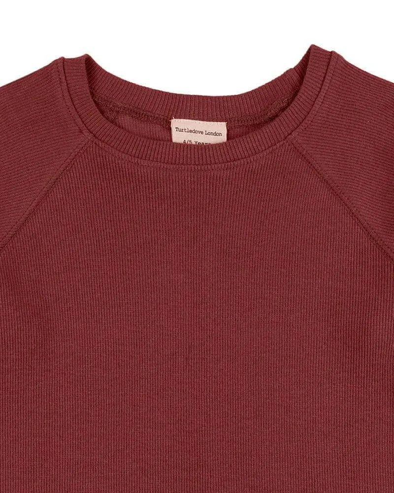 Red Rib Top