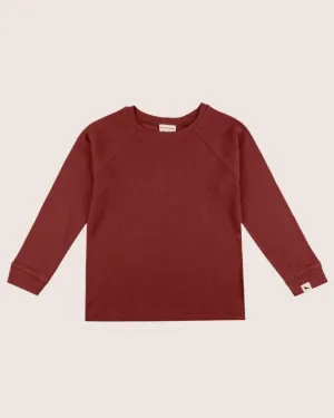 Red Rib Top