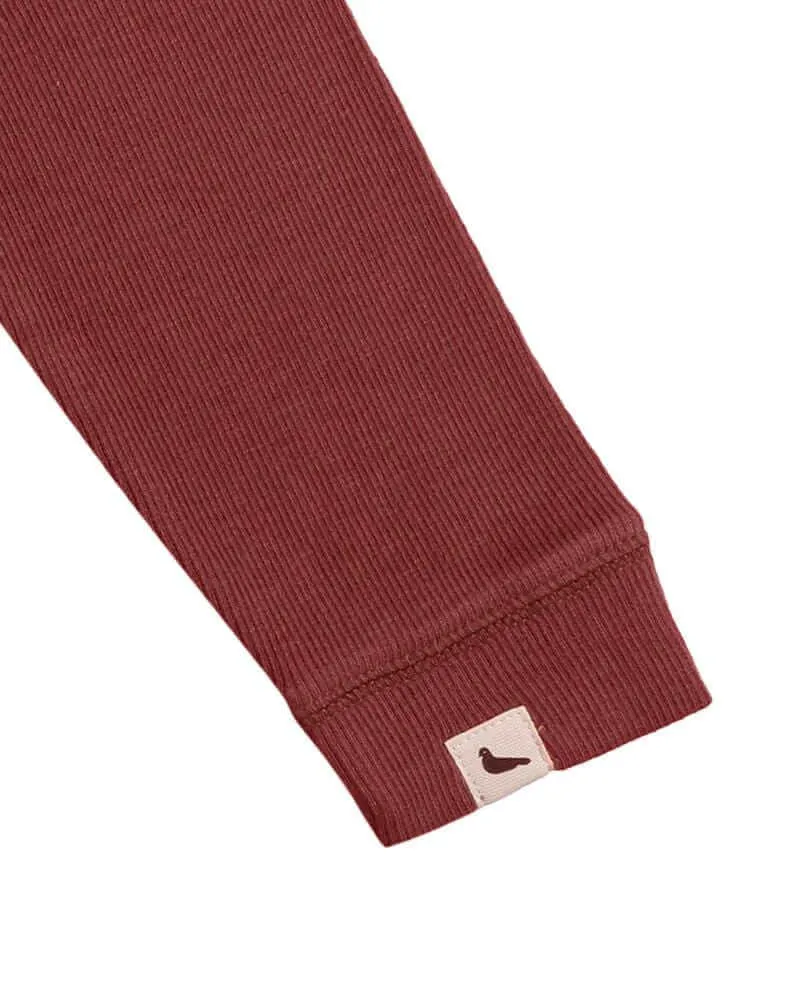 Red Rib Top
