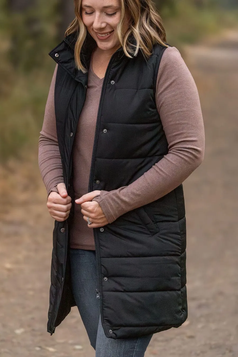 Remington Longline Quilted Vest (Non-Puff)