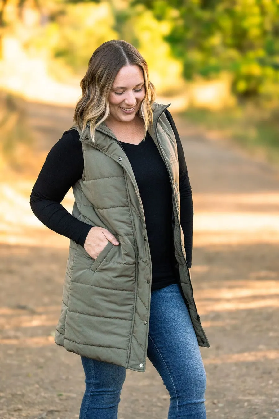 Remington Longline Quilted Vest (Non-Puff)