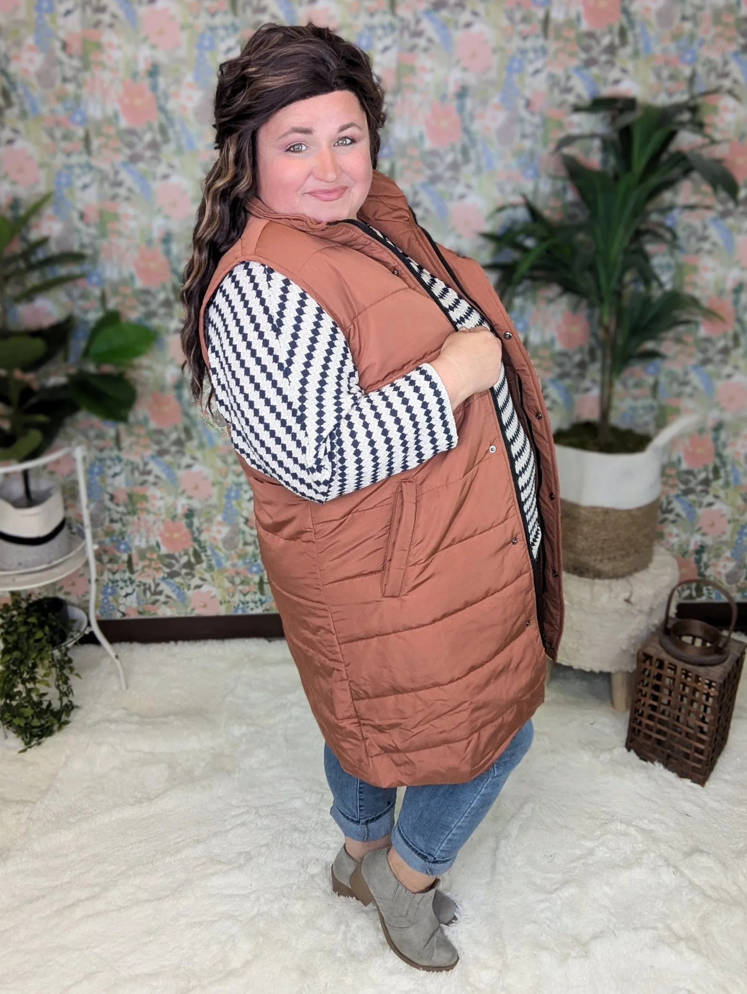 Remington Longline Quilted Vest (Non-Puff)