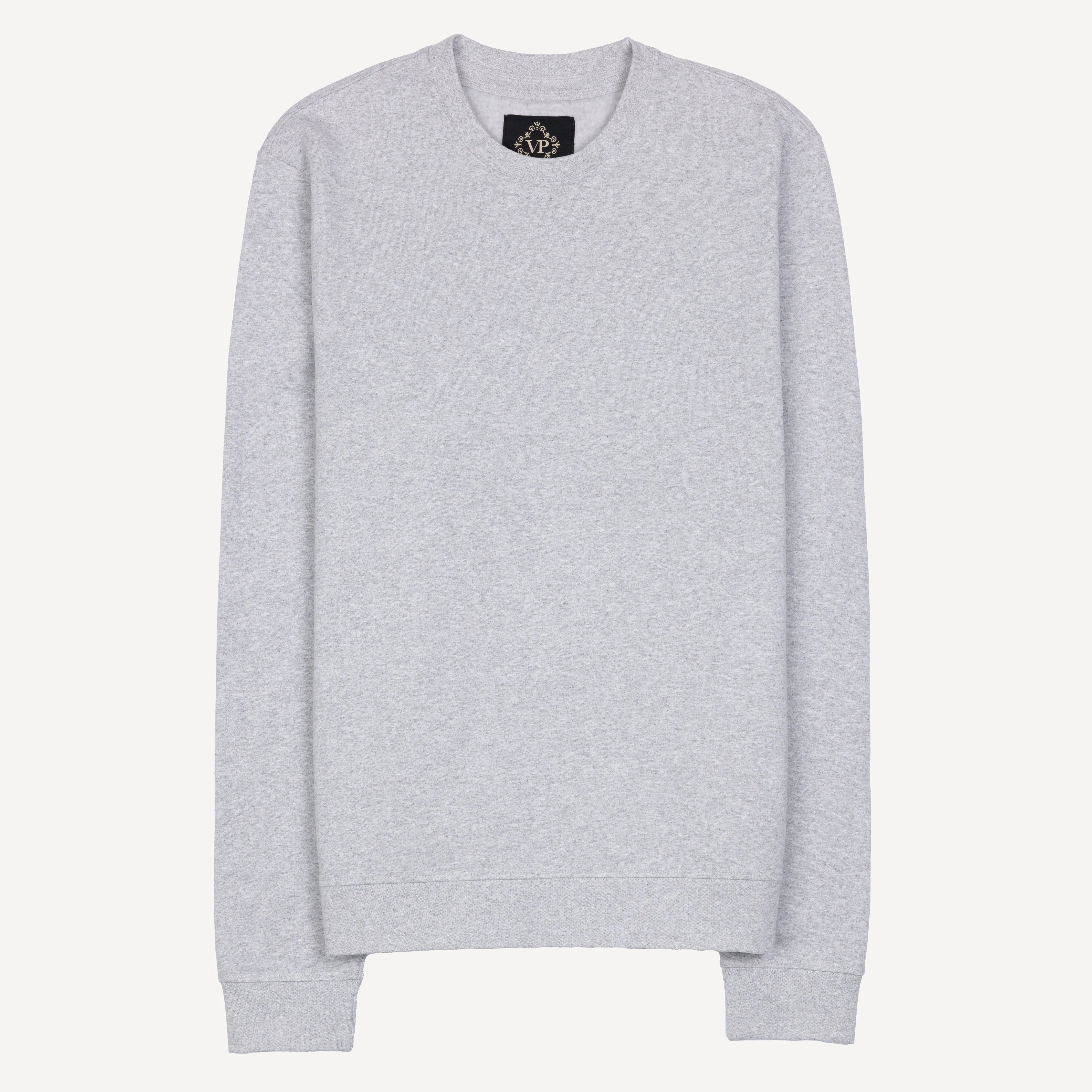 Retro Classic Crew Sweatshirt - White Heather