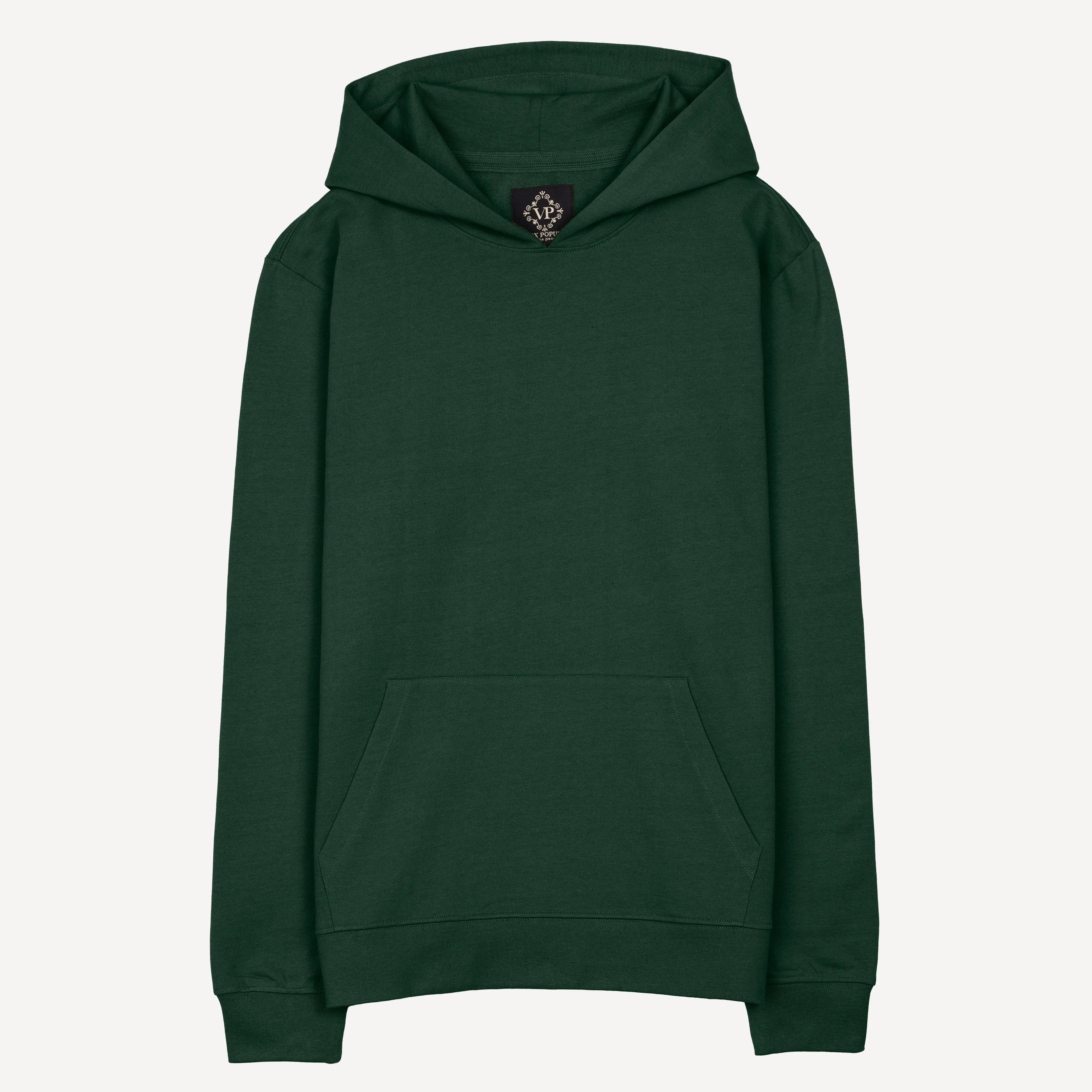 Retro Classic Pullover Hoodie - Green