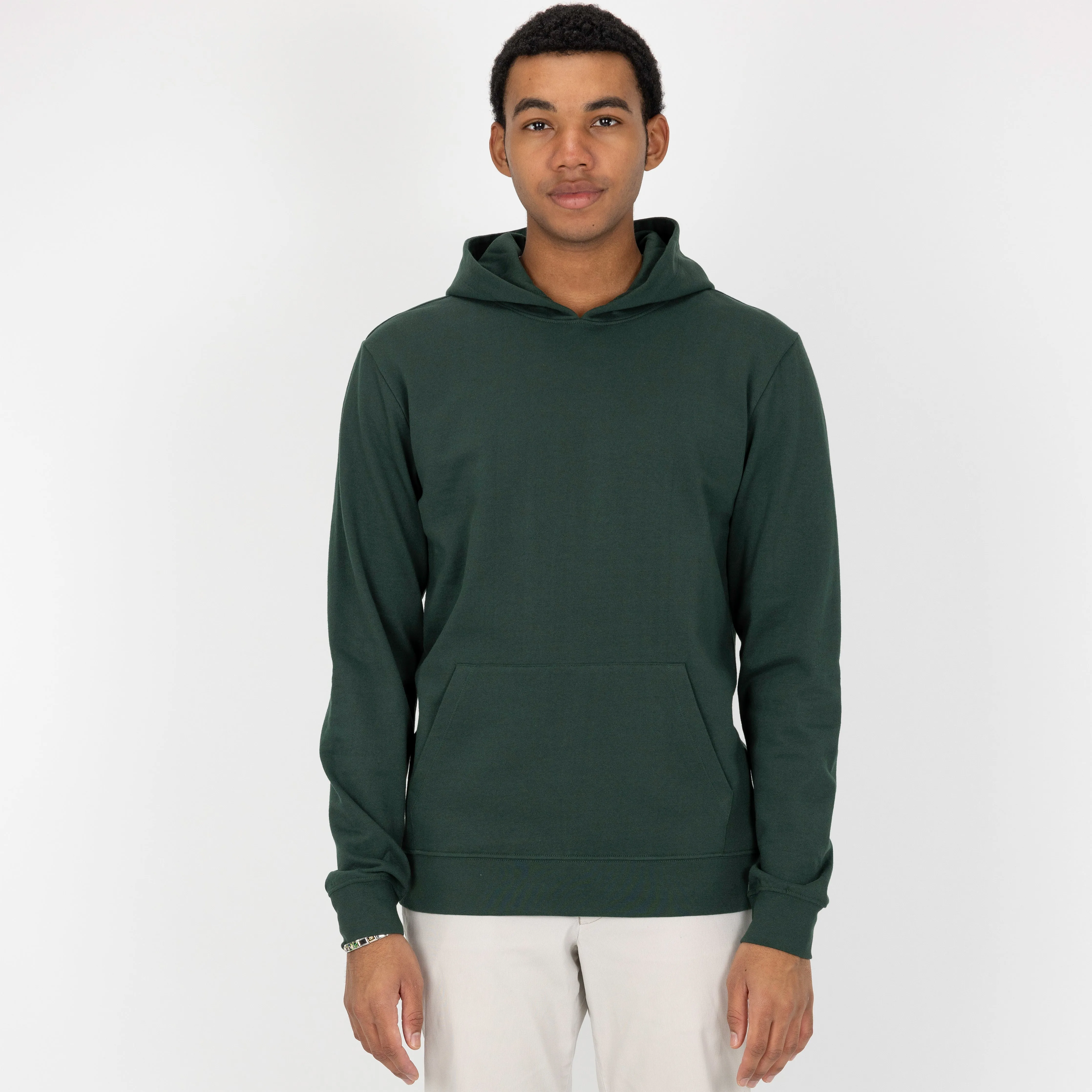 Retro Classic Pullover Hoodie - Green