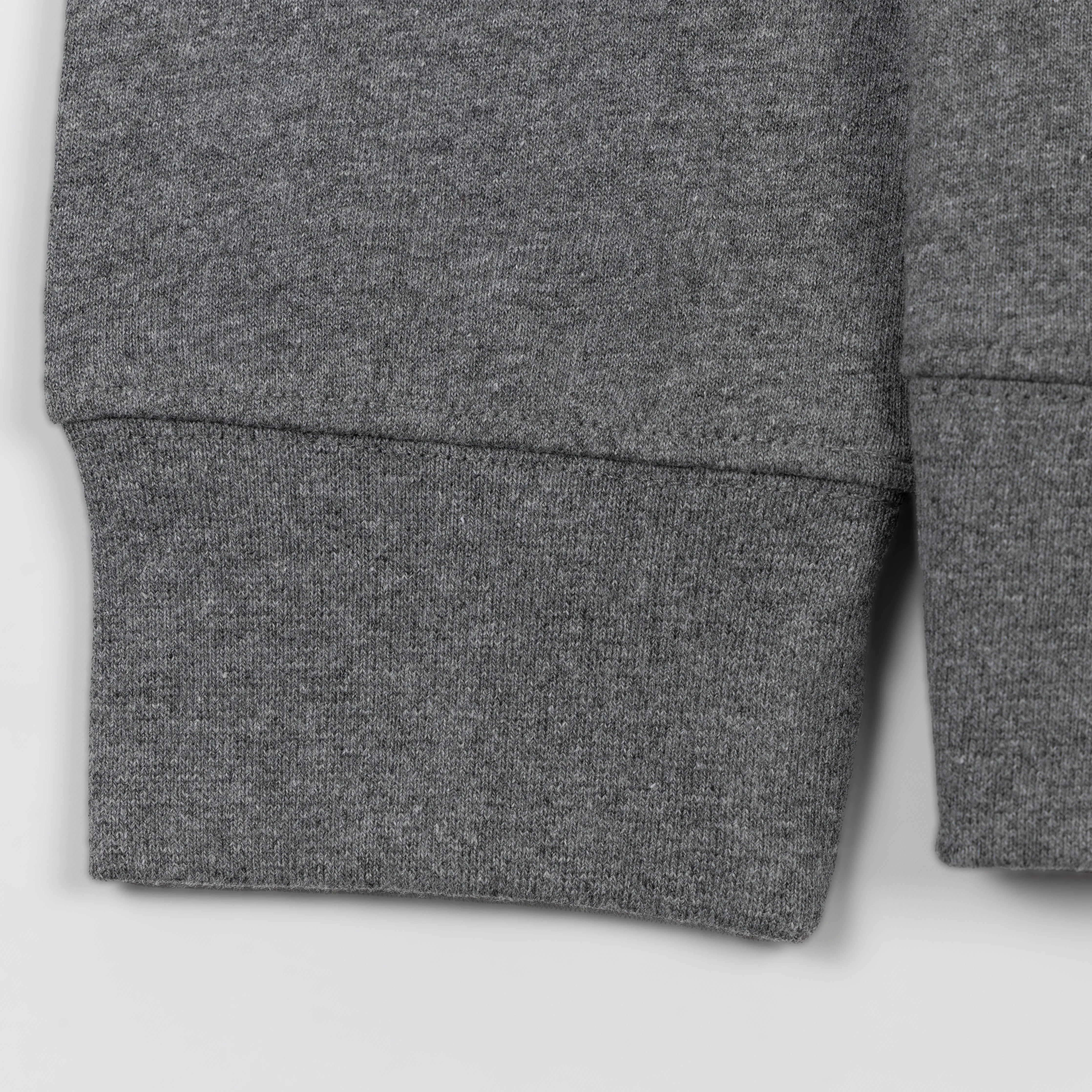 Retro Classic Zip Hoodie - Heather Grey