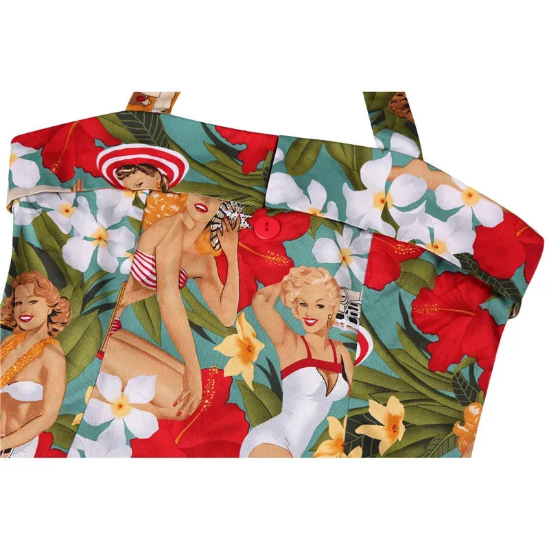 Retro Vintage Crop Tops