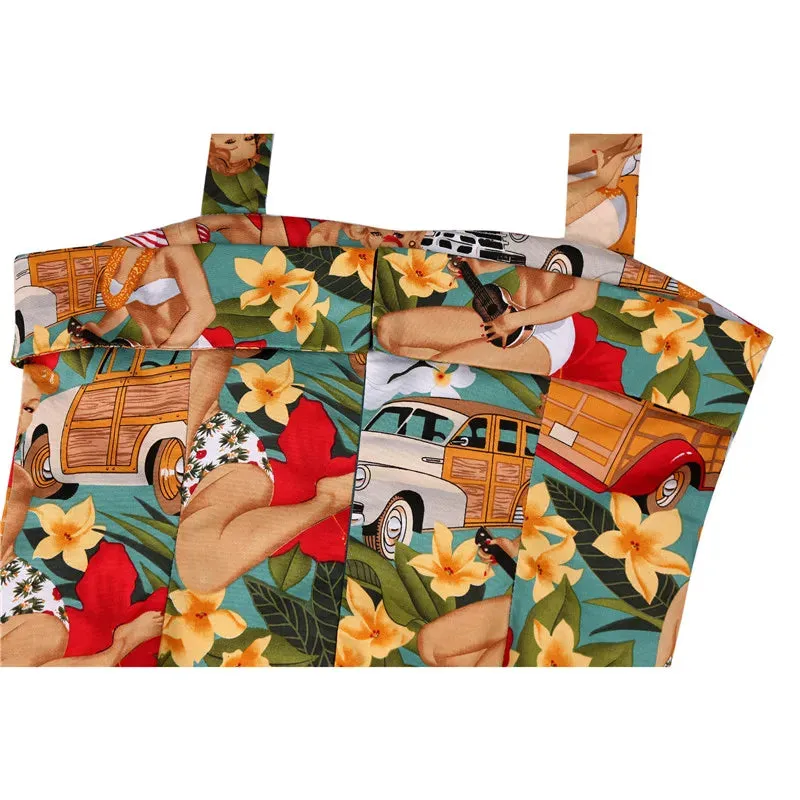 Retro Vintage Crop Tops