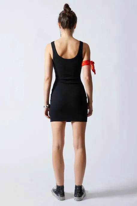 Ribbed Tank Mini Dress