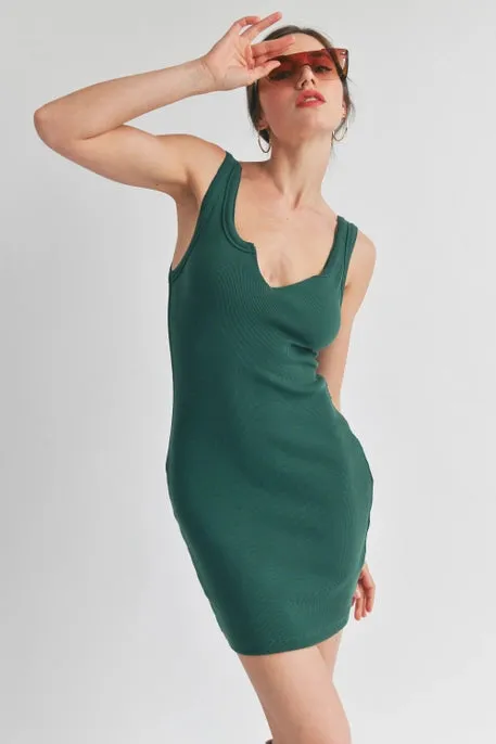 Ribbed Tank Mini Dress
